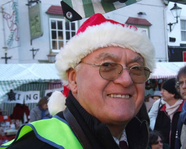 Knaresborough Rotary Club has paid high tribute to the late Harry Murray, who is pictured at Knaresborough Christmas Market.