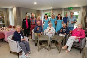 Summer Manor Homeowners with the Bluebird Belles
