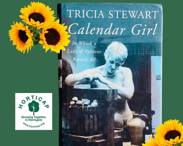 Harrogate charity Horticap is to present An Evening with the Original Calendar Girl when Tricia Stewart visits the town next week. (Picture contributed)