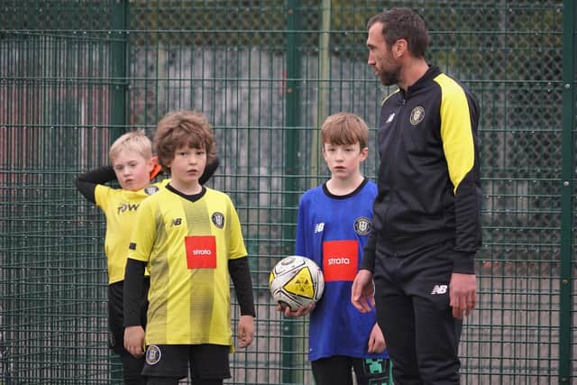 Harrogate Town will host a Christmas Soccer Camp with members of the first team squad during half term