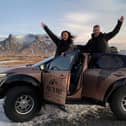 Chris Ramsey, originally from Yorkshire, and his wife Julie are planning a 17,000-mile trek from the North Pole to the South Pole in an electric vehicle.