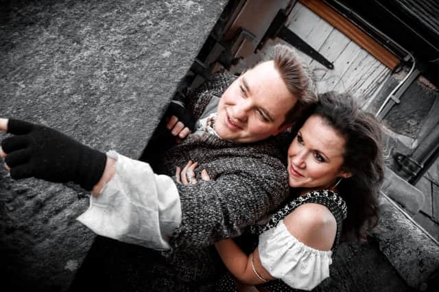Nina Logue as Esmerelda and Daniel Standford star in the Hunchback of Notre Dame