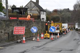 Road works return to Knaresborough for 10 weeks as work is carried out on Briggate, Knaresborough. (Picture Gerard Binks)
