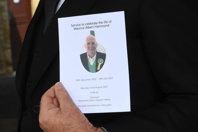 The funeral of D Day Veteran Maurice Hammond was held at Stonefall Cemetery, Harrogate this week.
