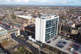 Built in Harrogate town centre in the mid-1960s, the ten-storey The Exchange building was designed by architect, Harold Taylor, who believed that it would be “a thing of beauty”. (Picture Richard Gough)