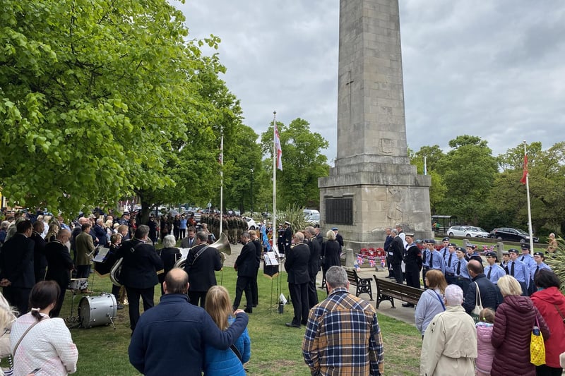 A special, contained commemoration was held in Harrogate town centre on May 8, to mark the 80th anniversary of VE Day.