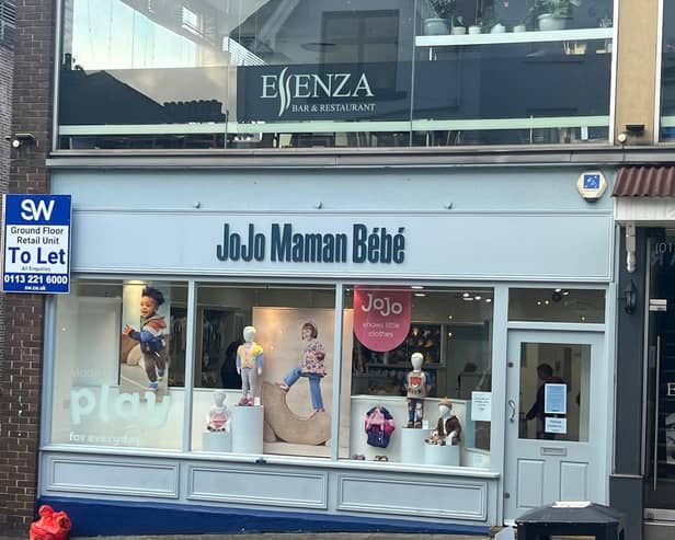The Harrogate branch of the well-known boutique mother and baby clothes store is to close on Saturday. (Picture contributed)