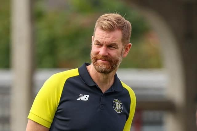 Harrogate Town manager Simon Weaver.