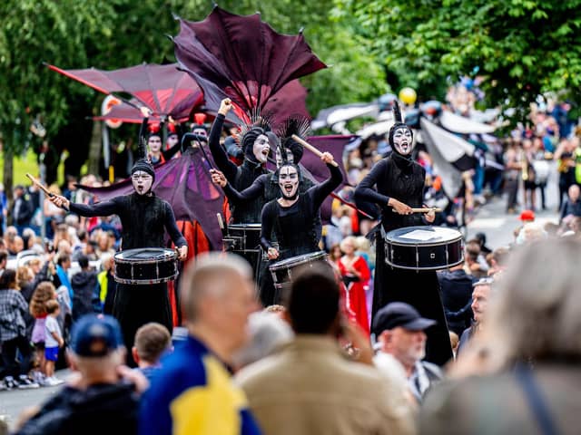 Our finale event is the Carnival, bringing the sights, sounds and tastes from across the world.
Picture credit: Charlotte Graham.