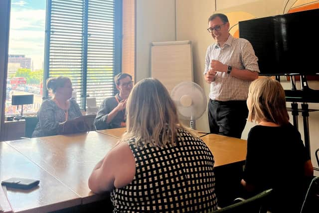 Bus pass rules campaign - Harrogate and Knaresborough MP Tom Gordon hosts a meeting of national charities, campaigners, and cross-party MPs. (Picture contributed)