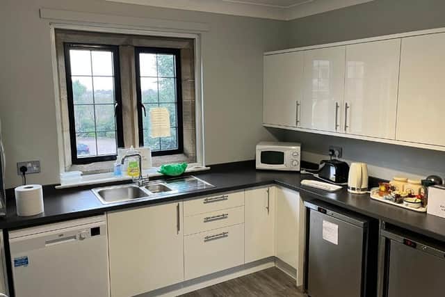 Saint Michael’s Hospice in Harrogate has been able to install a brand new kitchen thanks to the generous support from the community