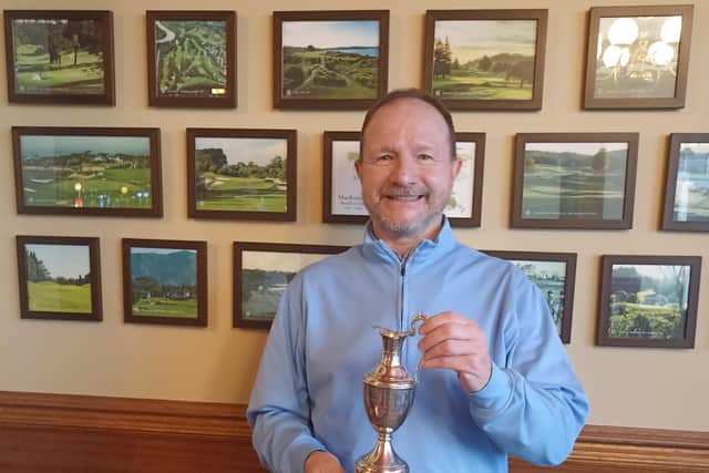 Mike Hudson of Pannal GC was recently crowned the Harrogate & District Union's Seniors Match Play champion for 2022. Picture: Submitted