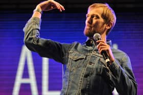 Comedian Alun Cochrane at The Frazer Theatre Comedy Club, Knaresborough on December 1.