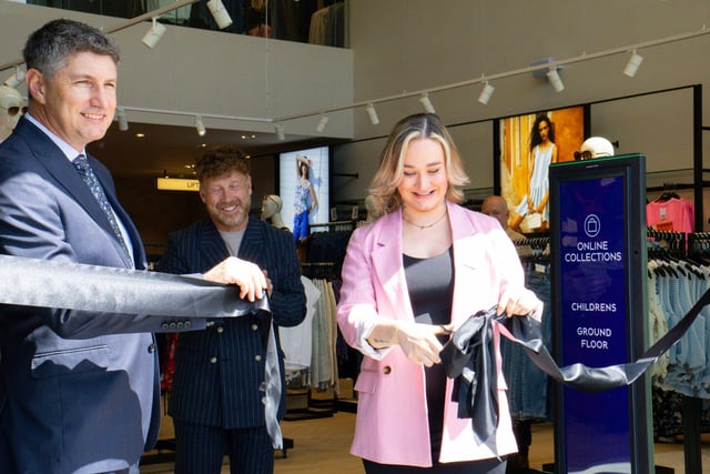 The ribbon cutting of the new Next store that has opened its doors at St Michael's Retail Park in Ripon