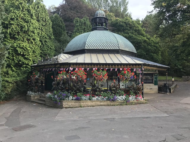 Colourful flowers at Magnesia Cafe, Valley Gardens, by Katherine Schoon.