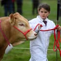 Isla Bentley, from Thirsk, taking part in the Nidderdale Show