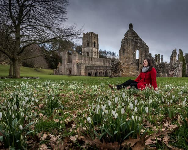 Spring is just around the corner at Fountains Abbey near Ripon in North Yorkshire, and at the start of February visitors to the National Trust site are able to view the thousands of snowdrops growing in drifts around the abbey and woodlands