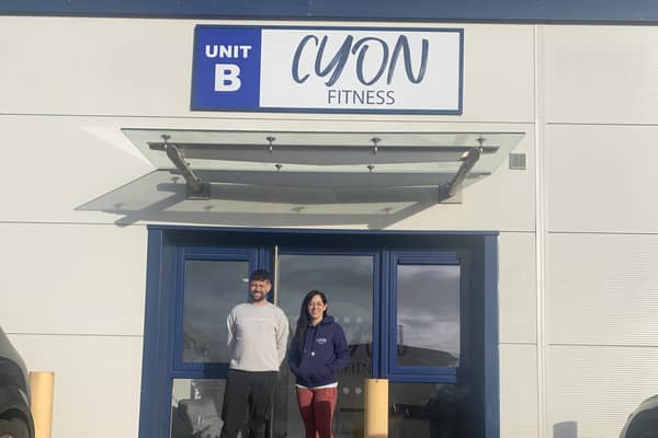 Cyon Fitness, a new gym run by Meg Savage and Dominic Moore, will open it's doors in Wetherby next week