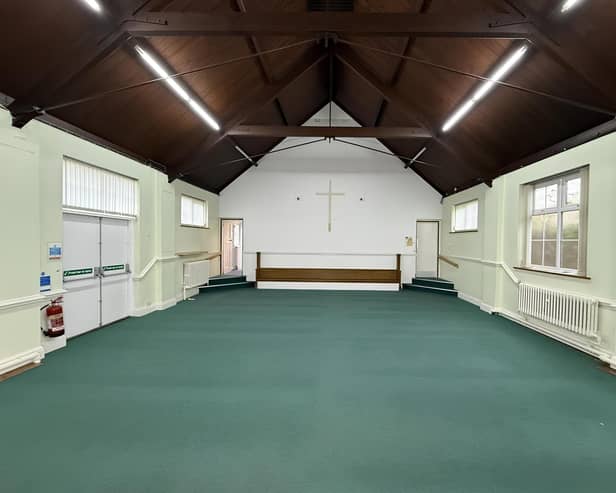 The former Salvation Army Hall on Chapel Street in Tadcaster, up for auction with Mark Jenkinson on 28 May with a £150,000 guide price