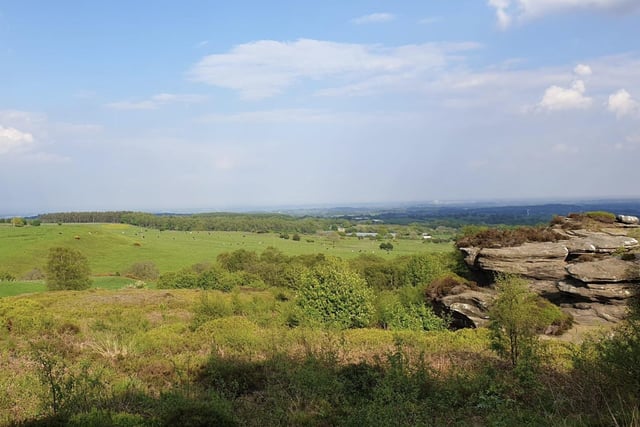 Brimham Rocks and Brimham Moor is a 4.7-km loop trail near Harrogate. Generally considered too be an easy route and takes an average of 1 h 19 min to complete. This is a very popular area for birding, hiking, and running.
