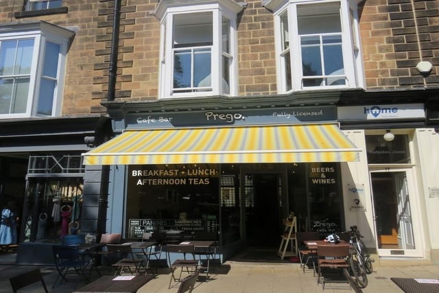 This restaurant/café on Montpellier Parade in Harrogate is for sale with Alan J Picken for £79,500