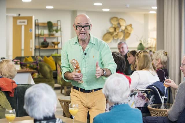 BBC TV Antiques expert David Harper at an event at Matcham Grange in Harrogate.
