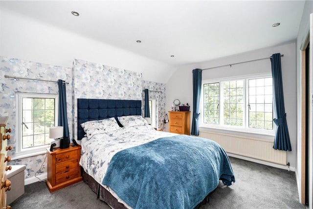 A light and lovely double bedroom within the house.
