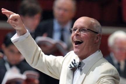Concert this weekend - Brian Kay, president of Harrogate Choral Society,.