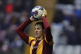 Matty Foulds made 18 consecutive League Two starts for Bradford City prior to joining Harrogate Town on loan. Picture: Pete Norton/Getty Images