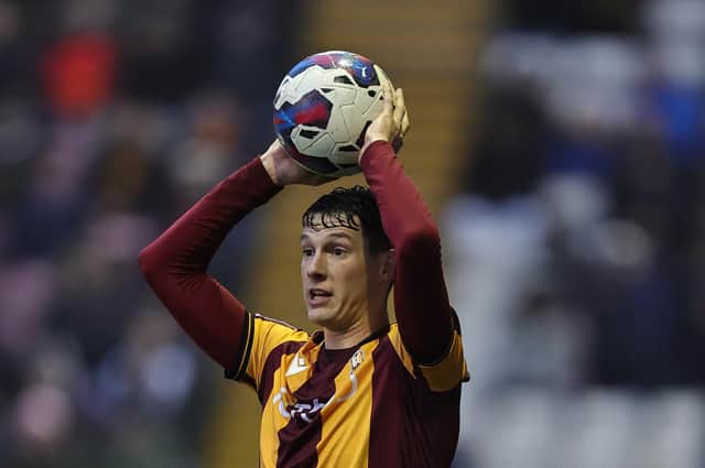 Matty Foulds made 18 consecutive League Two starts for Bradford City prior to joining Harrogate Town on loan. Picture: Pete Norton/Getty Images