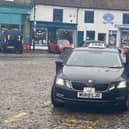 The taxi rank in Thirsk town centre.Picture: LDRS.