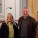 Sue Kramer, President of Harrogate District Chamber of Commerce; Tim Ledbetter, Nidderdale Chamber of Trade  Chair, and David Simister, Harrogate District Chamber of Commerce Chief Executive.