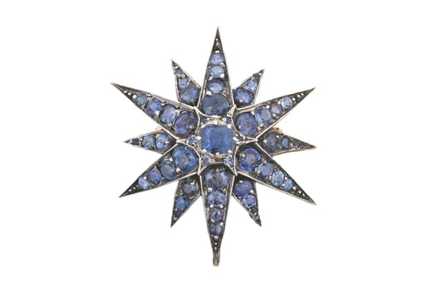 A Sapphire Star Brooch, circa 1880 – estimate: £200-300