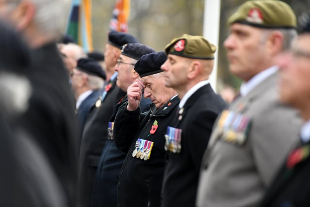 It was an emotional morning for the veterans who paid their respects at the Remembrance Day parade and service at the cenotaph