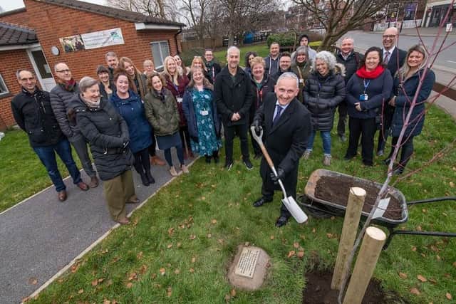 A tree has been planted at a Harrogate care home in memory of those who lost their lives during the Covid-19 pandemic