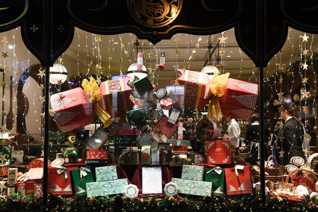 Betty's Christmas shop window