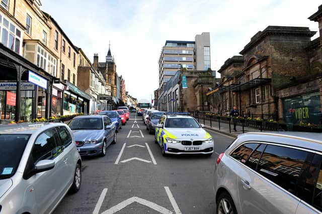 The new road works in Harrogate will see a lane closure introduced on Crescent Road and Ripon Road along with four-way lights on the junction of Crescent Road, Parliament Street, Ripon Road and Kings Road for two weeks. (Picture Gerard Binks)