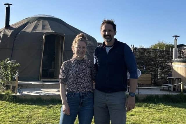 A fourth-generation family farm in the village of Minskip near Harrogate, run by Rob and Rachel Jamieson, is embarking on an exciting new chapter – by launching a luxury glamping retreat