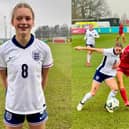 Lottie Day, of Ripon Grammar School, shone on her England Under-16s debut as she was named ‘Player of the Match’ in a 2-1 win against Denmark