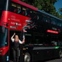 The Harrogate Bus Company has named one of its route 36 double deckers in honour of England Lioness Rachel Daly