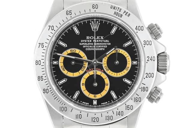 Rolex Cosmograph Daytona – estimate: £25,000-30,000
