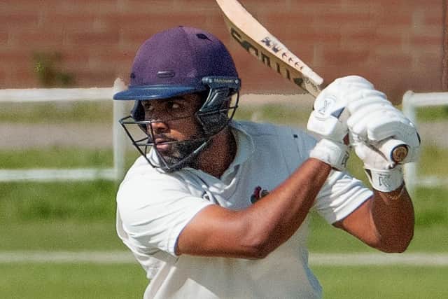 Arjun Ramkumar continued his useful form with the bat in hand, hitting 38 for Harrogate CC 1st XI.