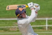 Harry Allinson hit a half-century for Harrogate CC 1st XI before being run out. Picture: Richard Bown