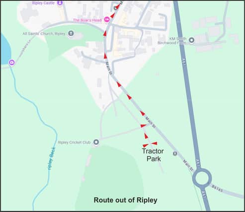 Route out of Ripley