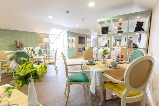 A state-of-the-art dementia suite, with café, spa bathroom and bespoke local area reminiscence areas.