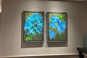 The two paintings - Falling and Forever - were snapped up by the Cedar Court Hotel and will be on display in their lounge.