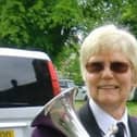 Much-loved figure - Di Wetherell, who was connected to Castle School and Knaresborough Silver Band, in particular, succumbed to cancer at Saint Michael’s Hospice in Harrogate on New Year’s Eve. (Picture contributed)