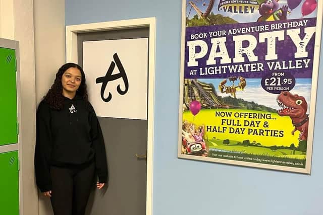 Lightwater Valley's new Quiet Zone is the brainchild of Tynisha Abdy who works at the adventure park near Harrogate, and runs a company called Visible Autism Ltd.