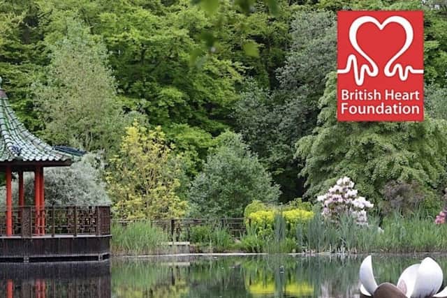 Himalayan Garden Naked Heart Walk to raise money for British Heart Foundation