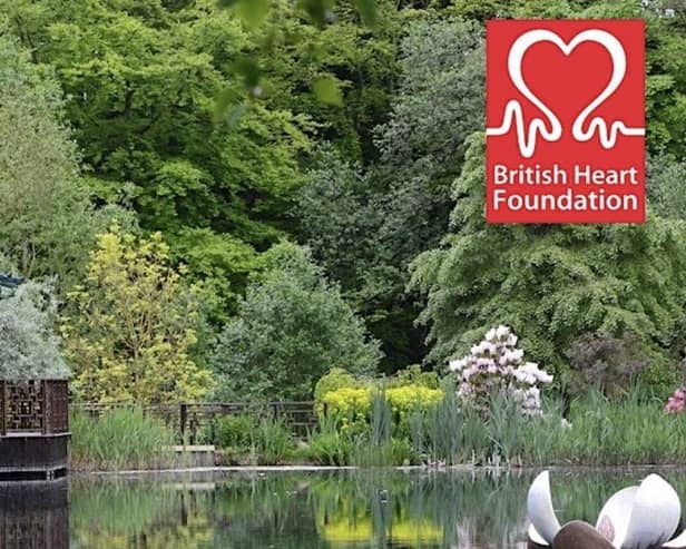 Himalayan Garden Naked Heart Walk to raise money for British Heart Foundation